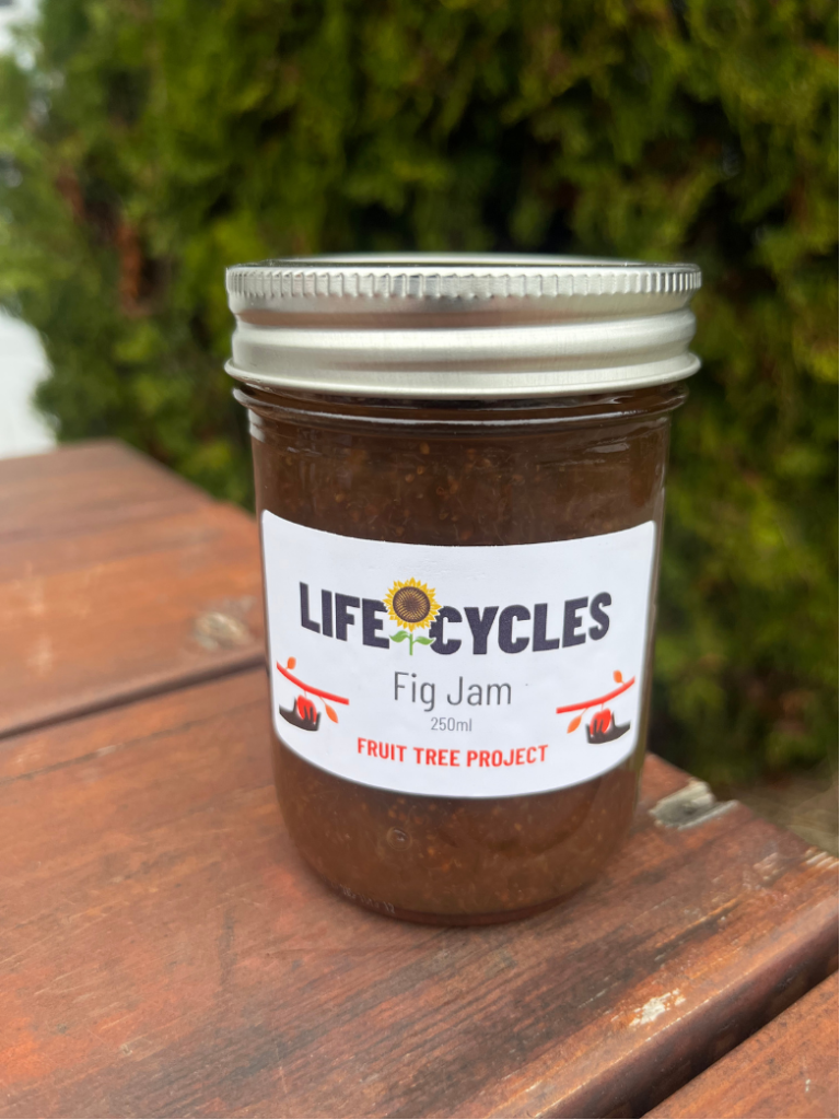 Image of a a Jar of Fig Jam made by Lifecycles